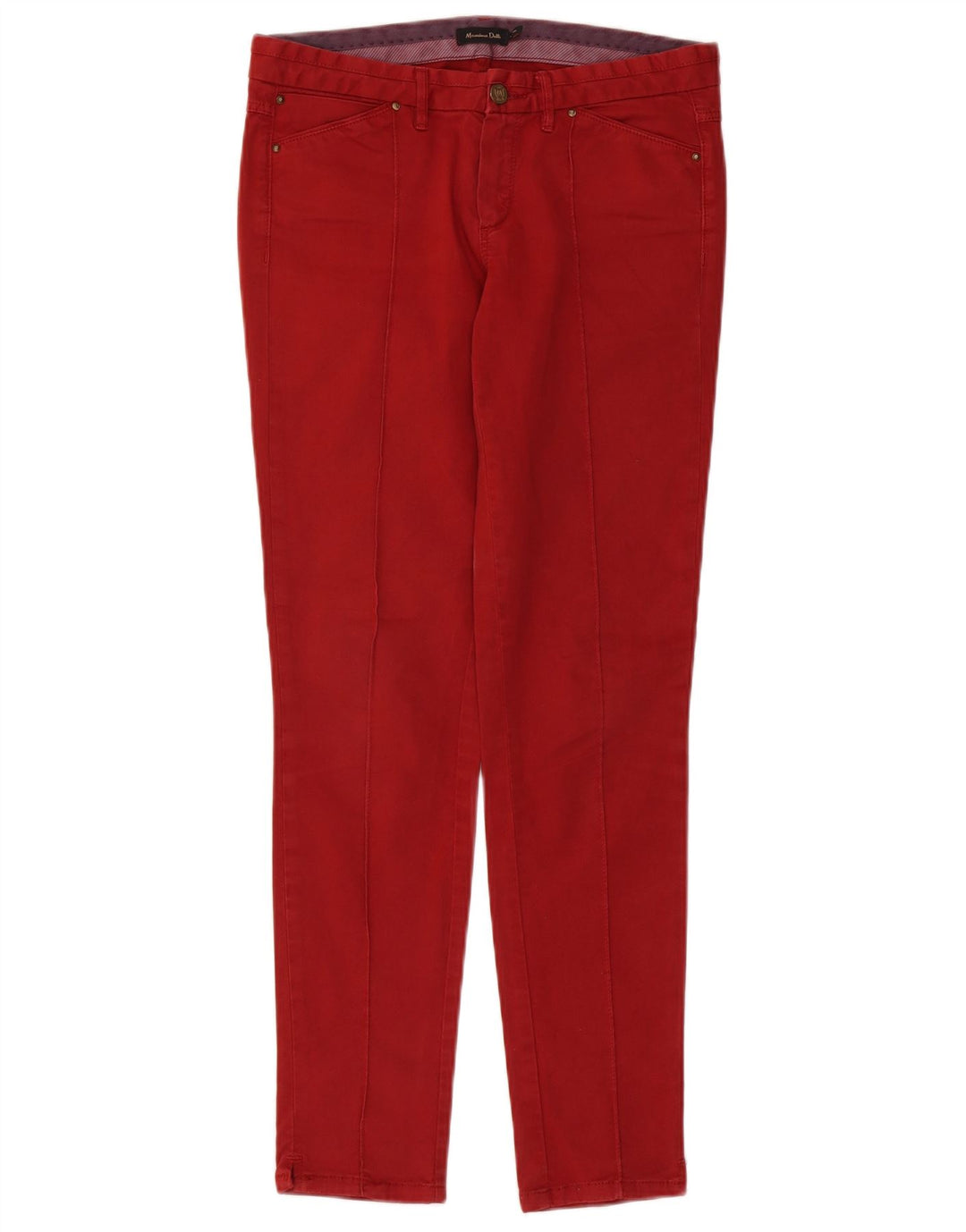 Massimo Dutti Jean slim pour femme EU 38 Small W28 L30 Rouge