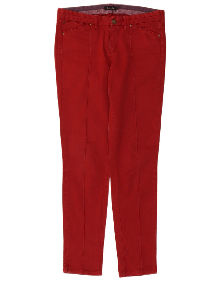 Massimo Dutti Jean slim pour femme EU 38 Small W28 L30 Rouge
