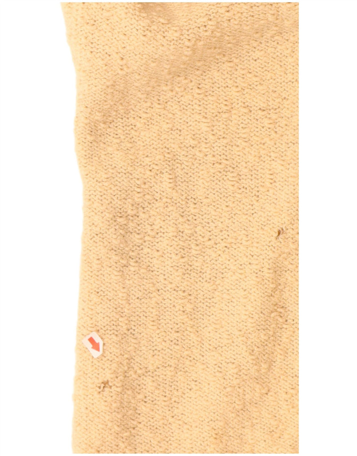 ARTELANA Cardigan sans manches pour femme UK 10 Petit Jaune