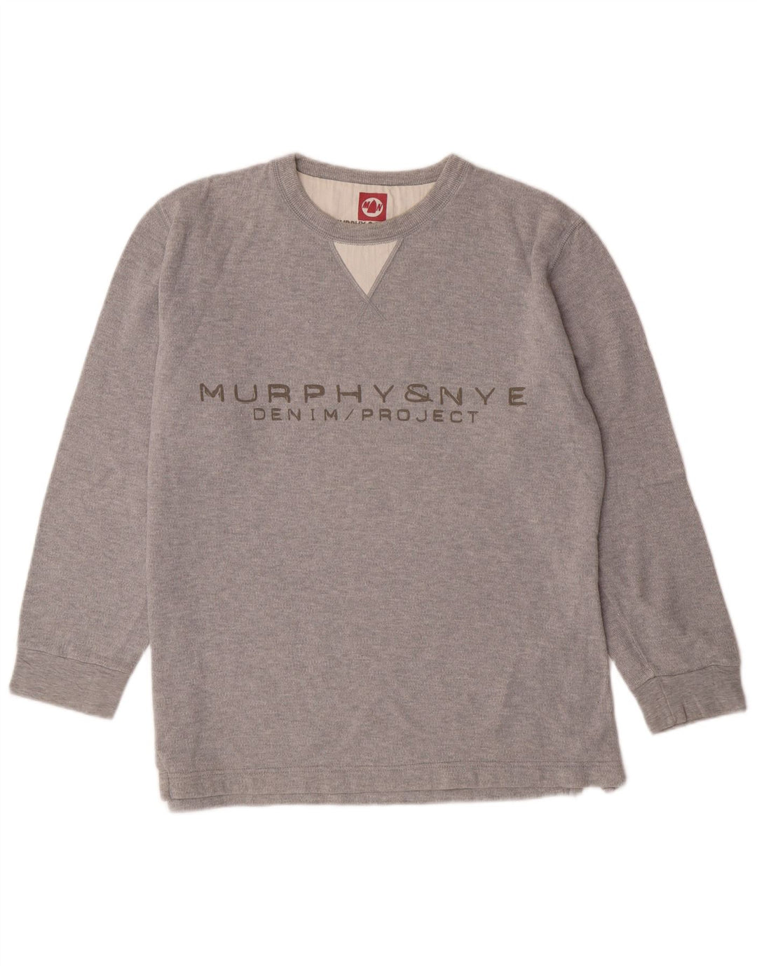 Murphy & Nye Sweat-Shirt Graphique Homme Gris Moyen Coton