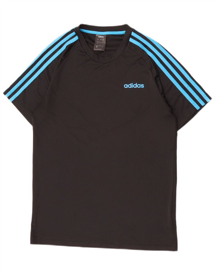 Adidas Hommes Climalite T-Shirt Haut Petit Noir Polyester