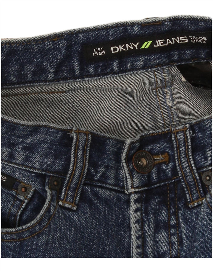 Dkny Jean Fuselé Femme W28 L30 Bleu Marine