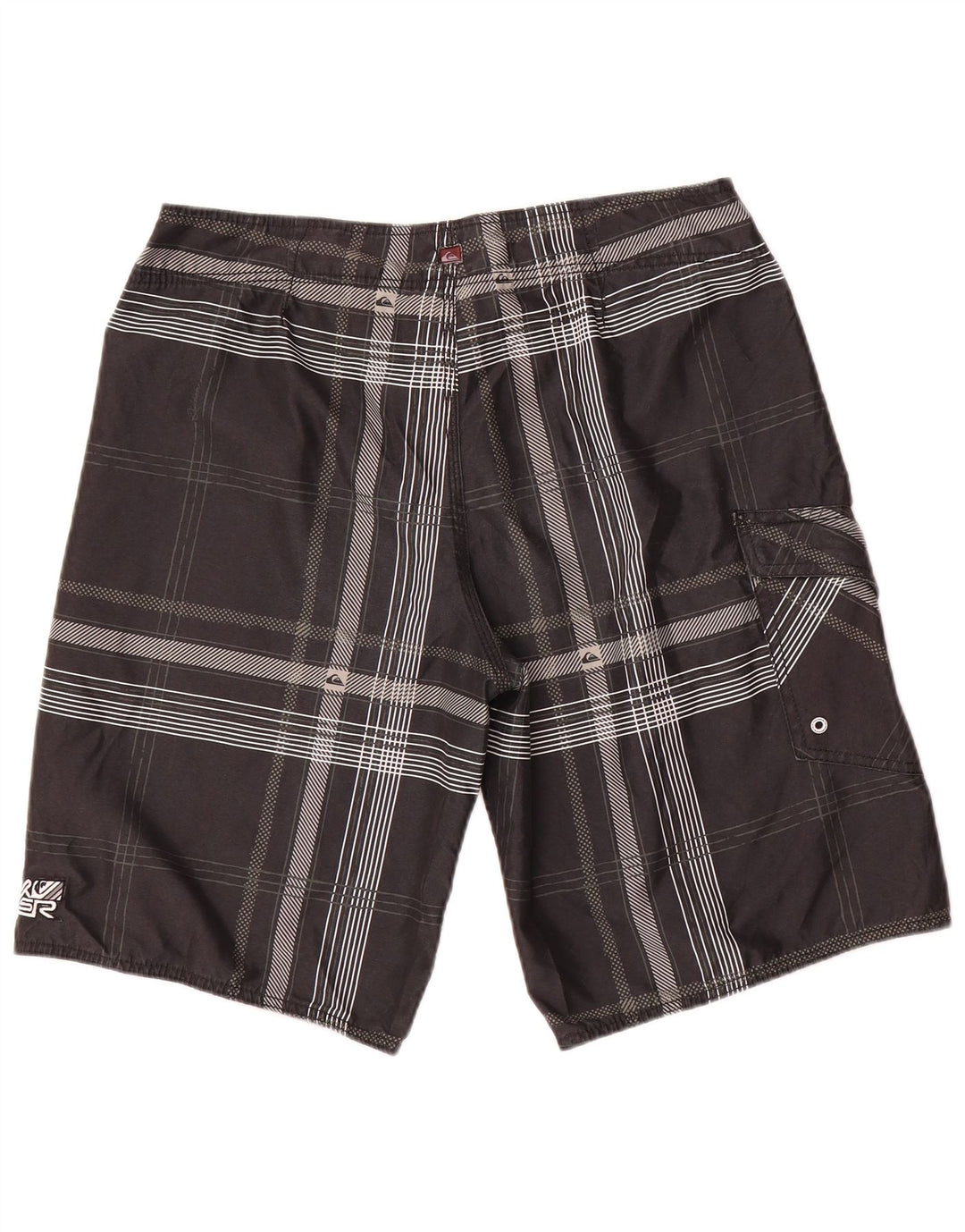 Quiksilver Short de Bain Homme Medium Black Check Polyester