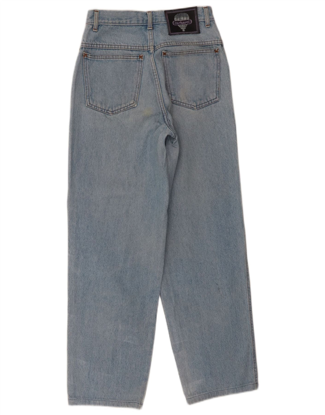 Cacharel Jean ample taille haute femme W28 L29 bleu coton