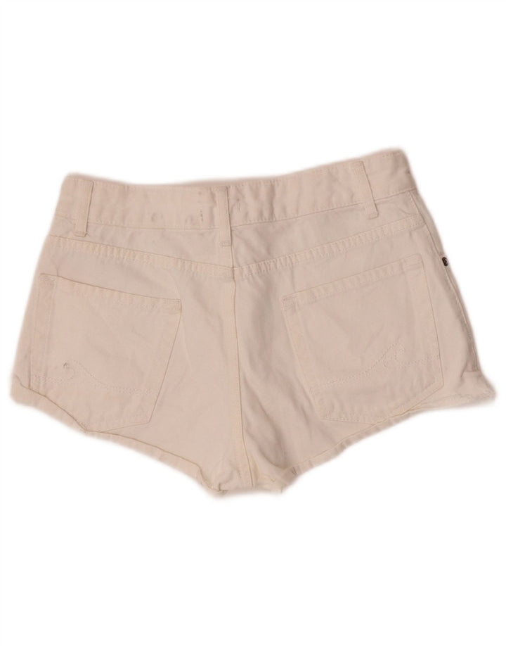 Roxy Womens Denim Hot Pants Petit W26 Coton Blanc