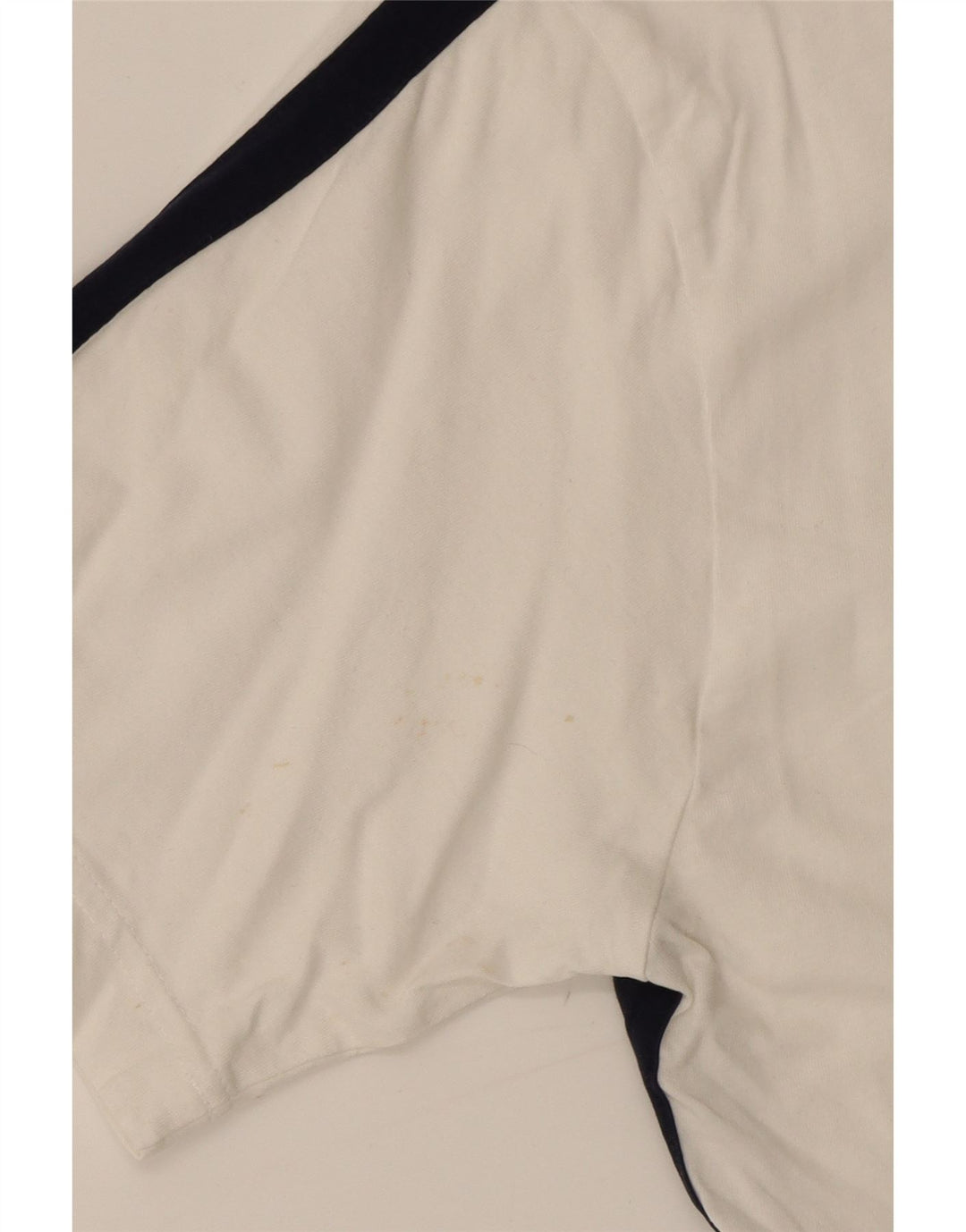 SPALDING Mens Polo Shirt Medium White Colourblock Cotton Vintage Spalding and Second-Hand Spalding from Messina Hembry 