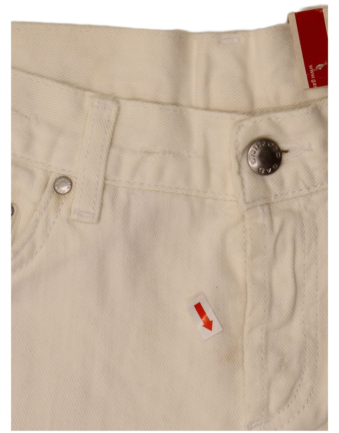 Gap Jean Slim Femme W28 L34 Coton Blanc Cassé