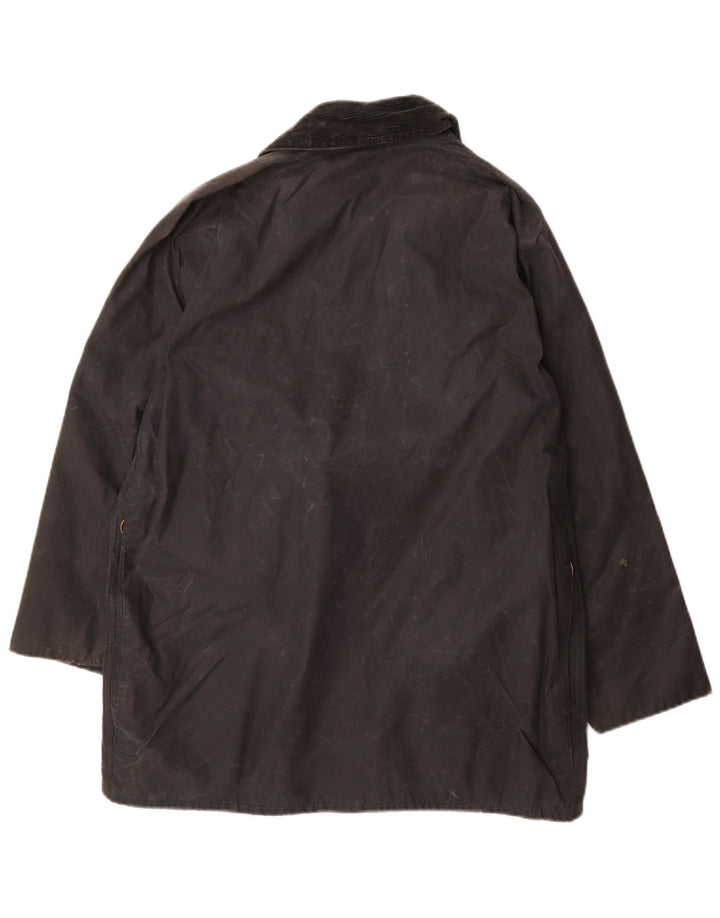 BARBOUR Veste en coton ciré Beaufort pour homme UK 38 Petit coton bleu marine