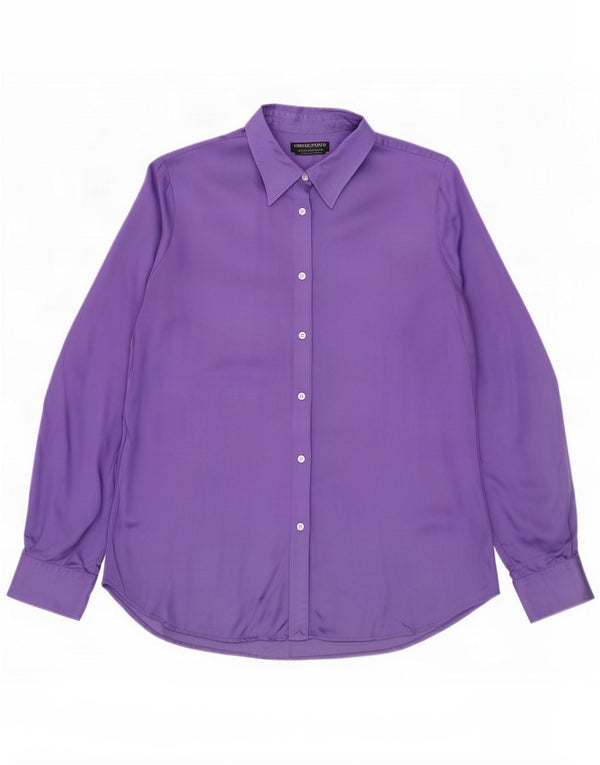 Ralph Lauren Chemisier pour femme UK 14 Medium Purple Viscose