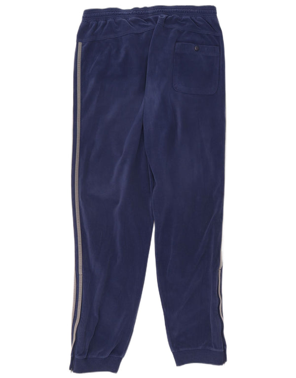Adidas Pantalon de survêtement pour homme UK 42/44 Large Bleu marine Polyester