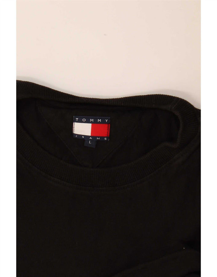 Tommy Hilfiger T-Shirt Homme Haut Large Noir