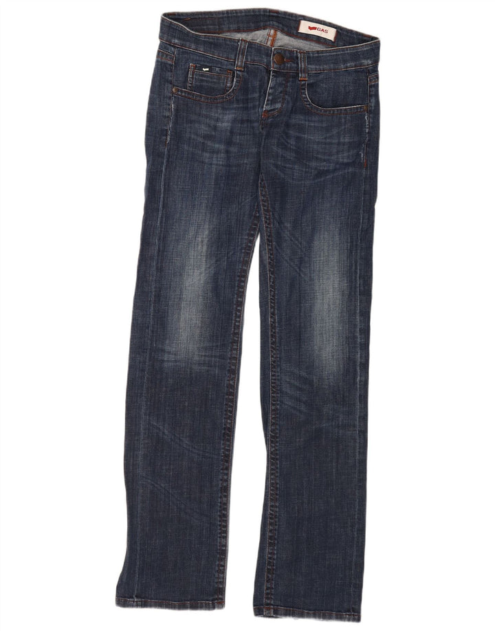 Gas Jean droit femme W29 L34 bleu coton