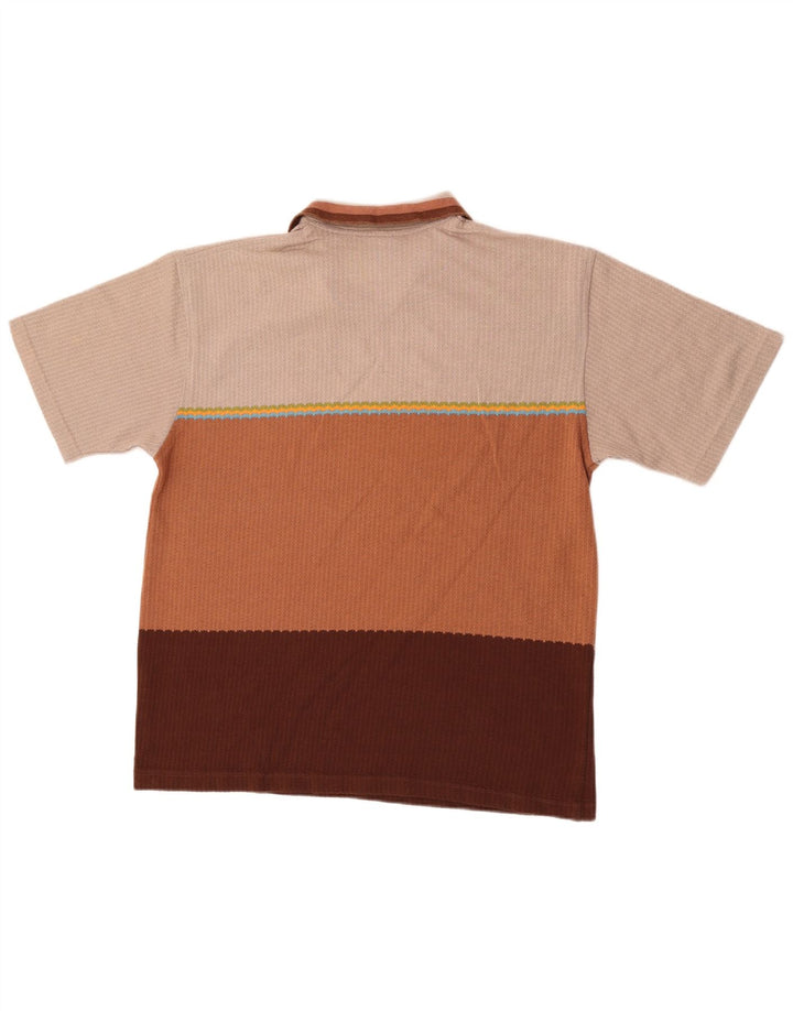Polo Homme Vintage Coton Rayé Multicolore Moyen