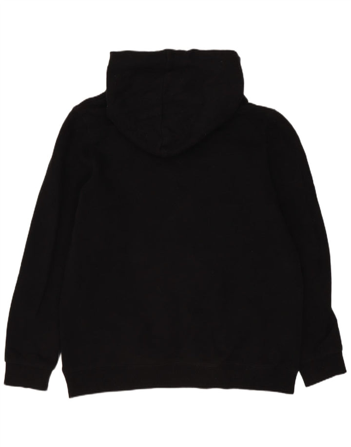 SUPERDRY Pull à capuche graphique surdimensionné pour femme UK 10 Small Noir
