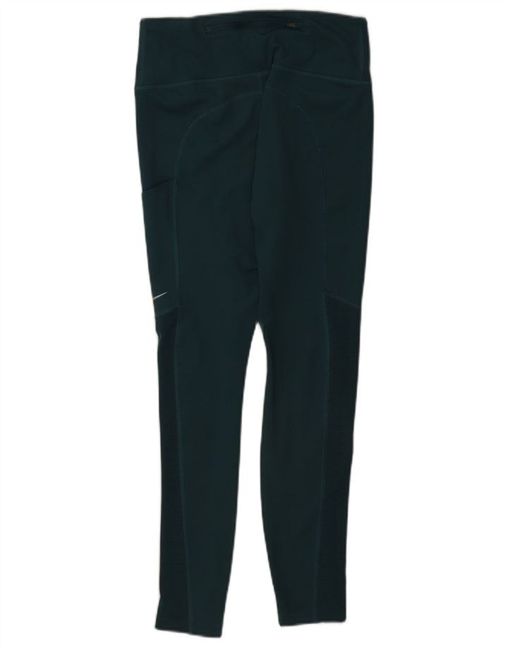 Nike Legging graphique Dri Fit pour femme UK 12 Vert moyen Polyester