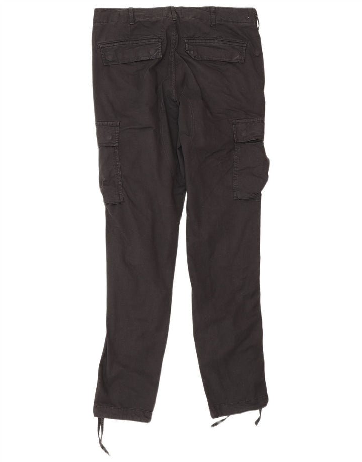 Jack & Jones Pantalon Cargo Slim Homme W33 L34 Noir Coton