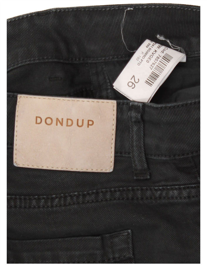 Dondup Jean évasé Femme W26 L31 Coton Noir