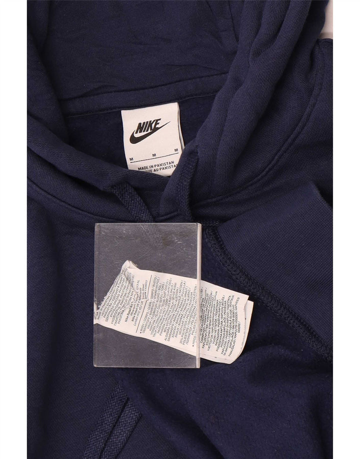Nike Pull à capuche en coton bleu marine moyen pour homme