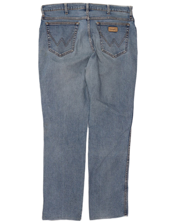 Wrangler Jean Droit Texas Homme W38 L34 Bleu Coton