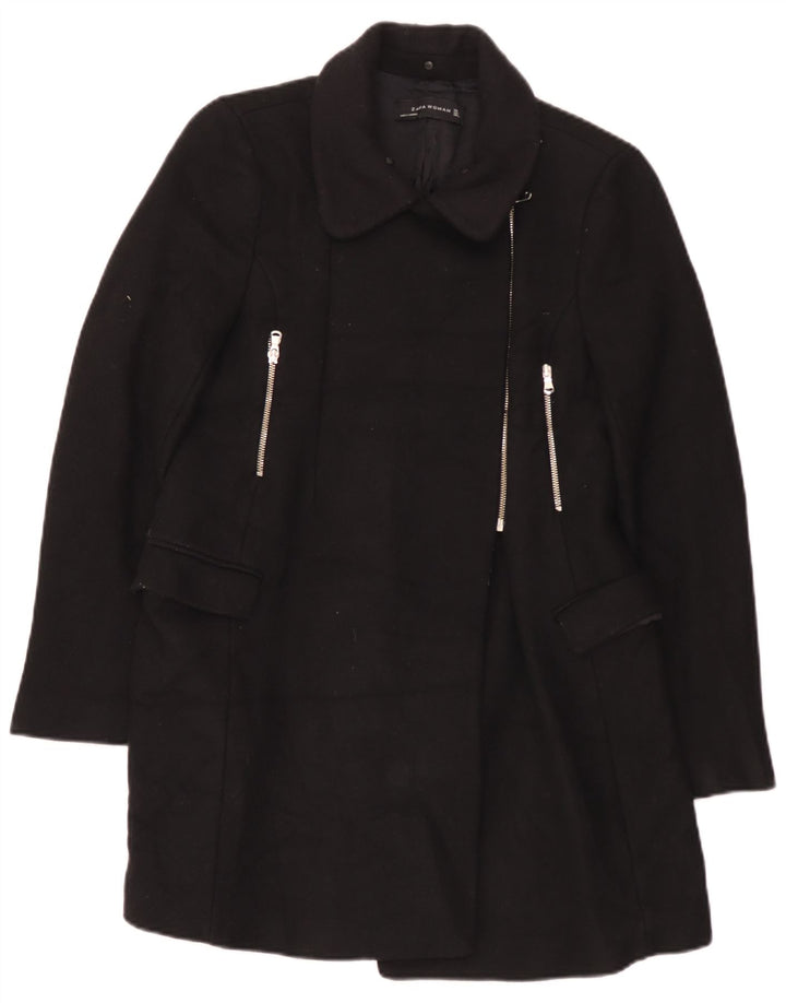 Zara Manteau Femme UK 14 Large Noir