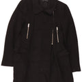 Zara Manteau Femme UK 14 Large Noir