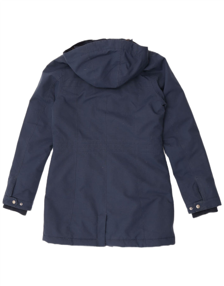 O'Neill Manteau coupe-vent à capuche pour femme UK 10 Small Bleu marine Polyester