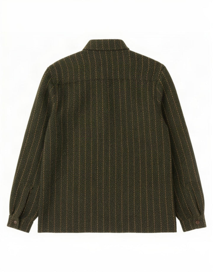 Surchemise Scout pour homme en polyester rayé vert moyen