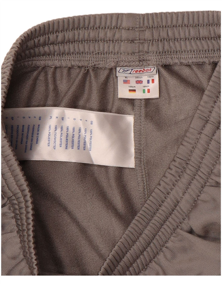 Reebok Pantalon de Survêtement Graphique Garçon 13-14 ans Gris Polyester