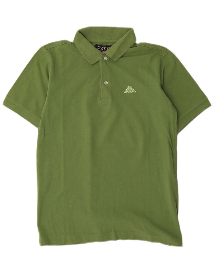 Kappa Polo Homme Petit Vert Coton
