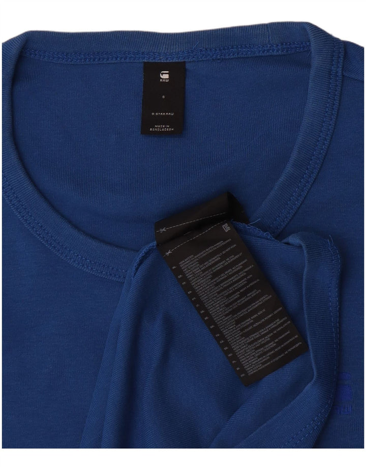 G-Star Homme T-Shirt Top Petit Bleu Coton