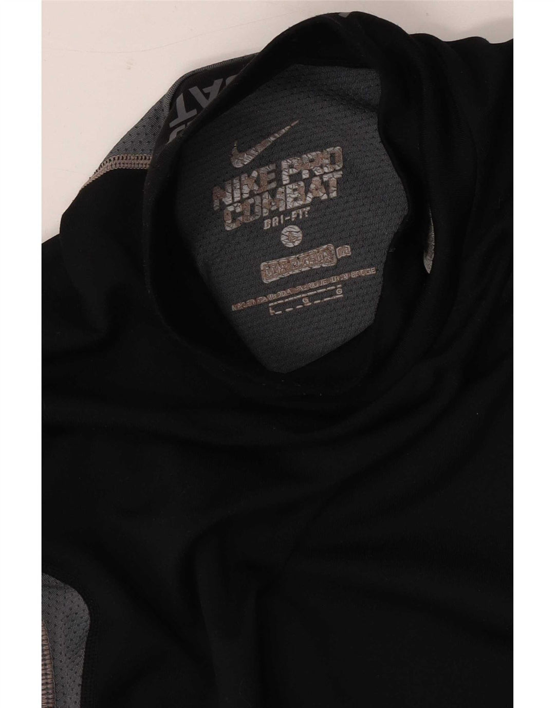 Nike Haut de Compression à Manches Longues pour Homme Grand Noir Colorblock