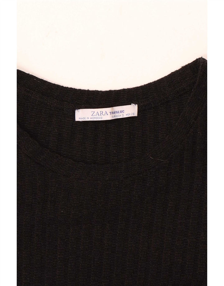 Zara Robe pull pour femme UK 10 Small Noir