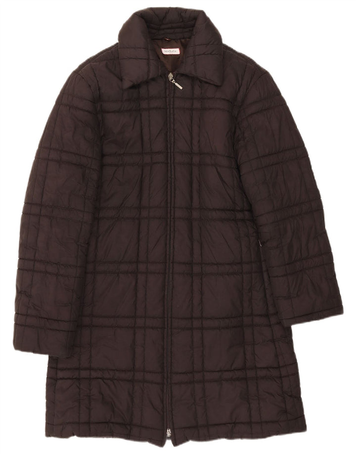 Max & Co. Manteau rembourré pour femme UK 12 Polyester marron moyen