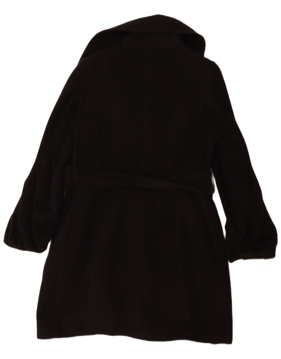 Coast Manteau croisé pour femme UK 12 Laine noire moyenne