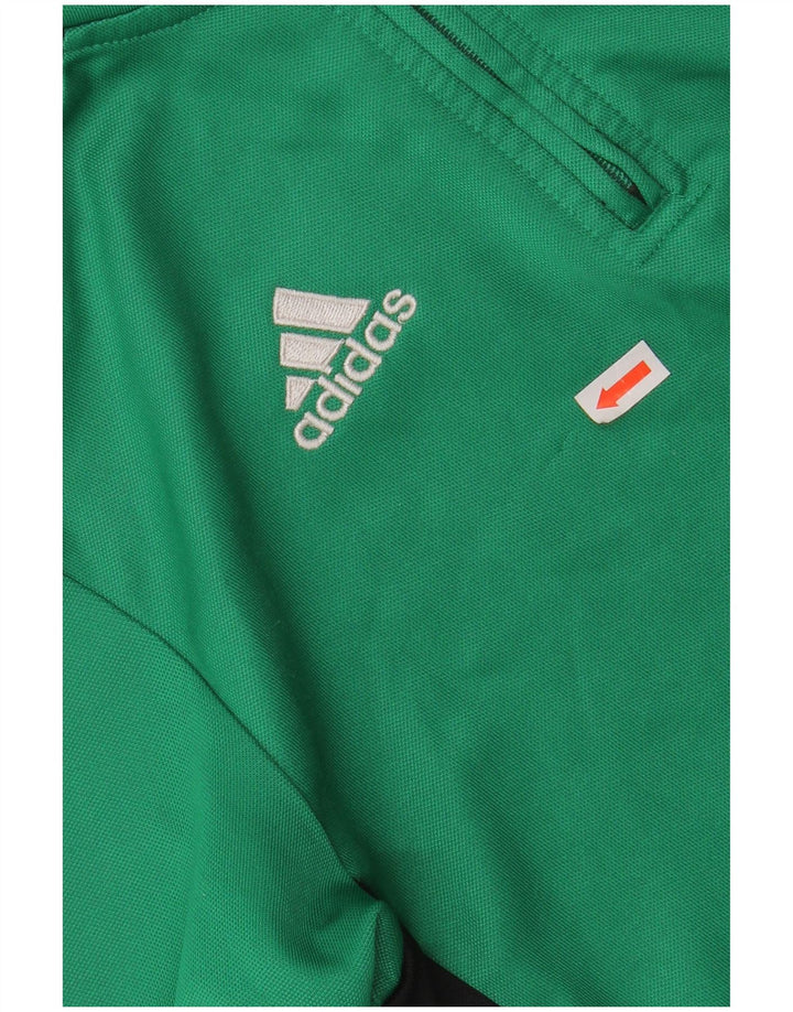 ADIDAS Haut de survêtement graphique pour garçon 11-12 ans Vert Colourblock