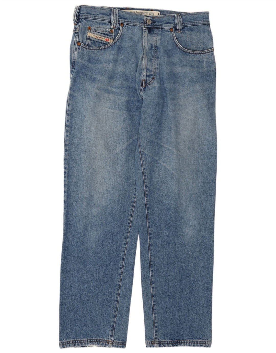 Diesel Jean Droit W34 L32 Homme Bleu