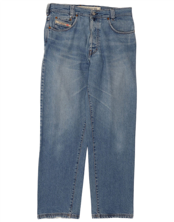Diesel Jean Droit W34 L32 Homme Bleu