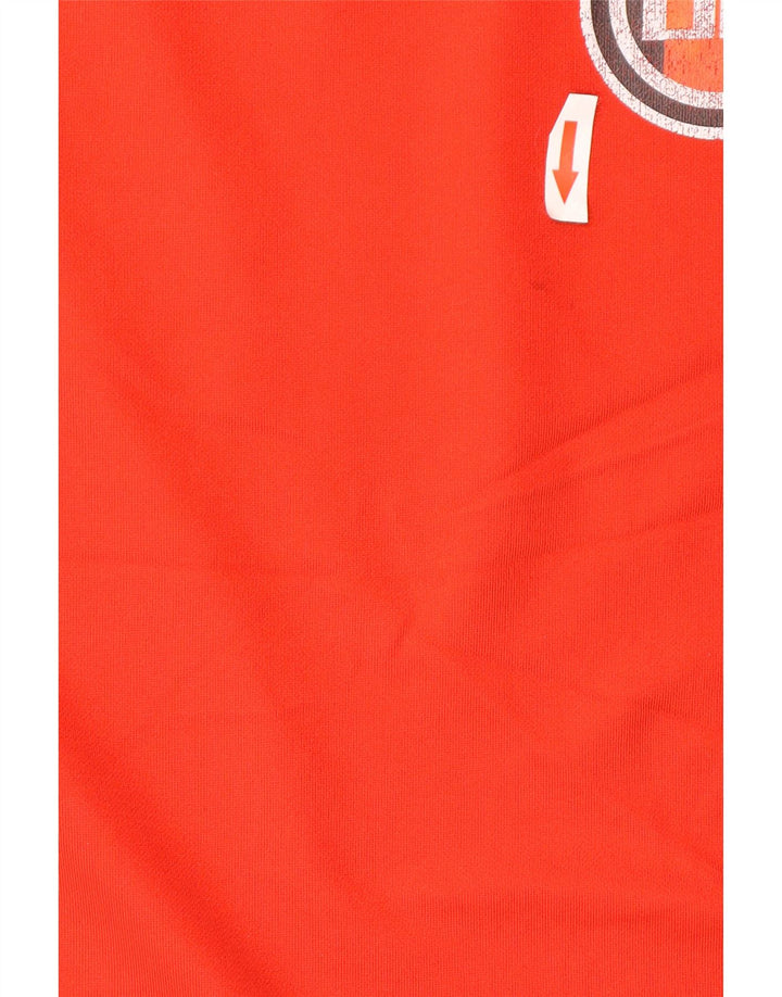 Puma T-Shirt Graphique Homme Large Rouge Colourblock