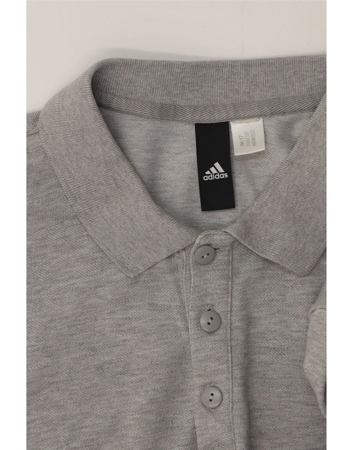 Adidas Polo Homme Gris Moyen Moucheté