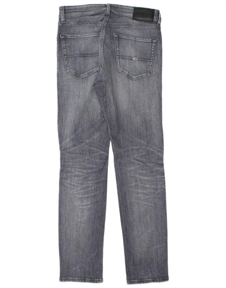 TOMMY HILFIGER Jean Slim Homme W30 L32 Gris Coton