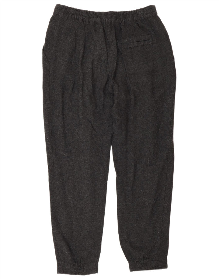 Zara Pantalon décontracté slim pour femme Petit W26 L28 Gris