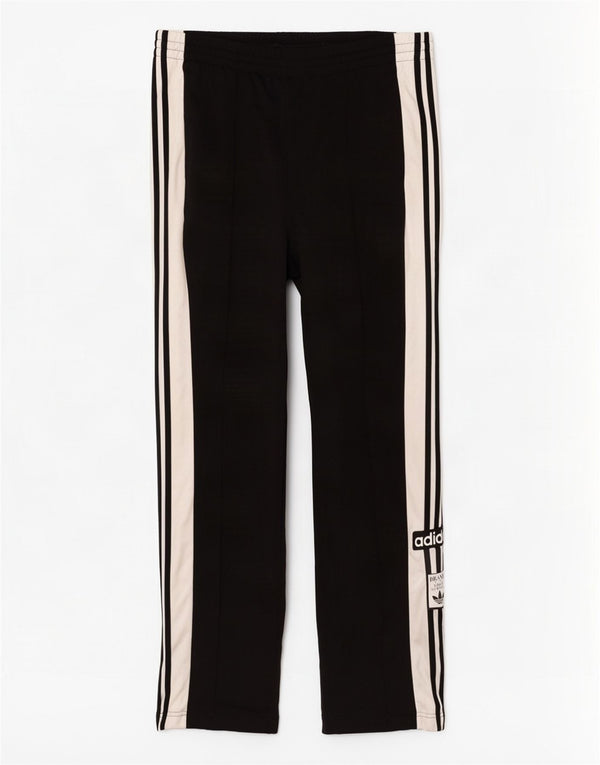 Adidas Pantalon de survêtement graphique pour femme UK 20/22 XL Noir Colourblock