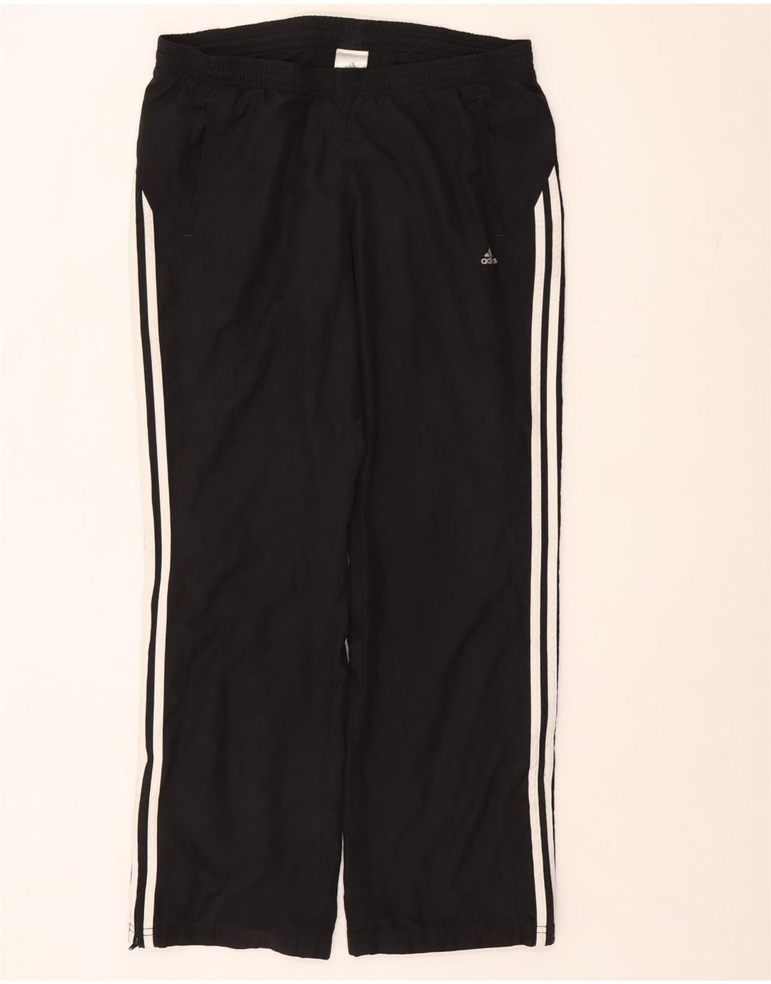 Adidas Pantalon de survêtement pour femme UK 14 Large Noir Polyester