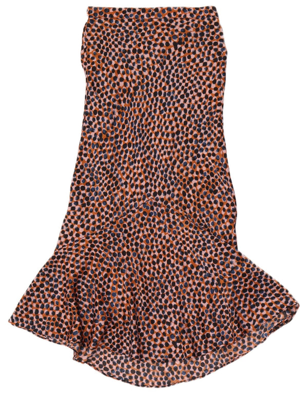 Topshop Jupe Sirène Femme UK 6 XS W26 Imprimé Animal Multicolore