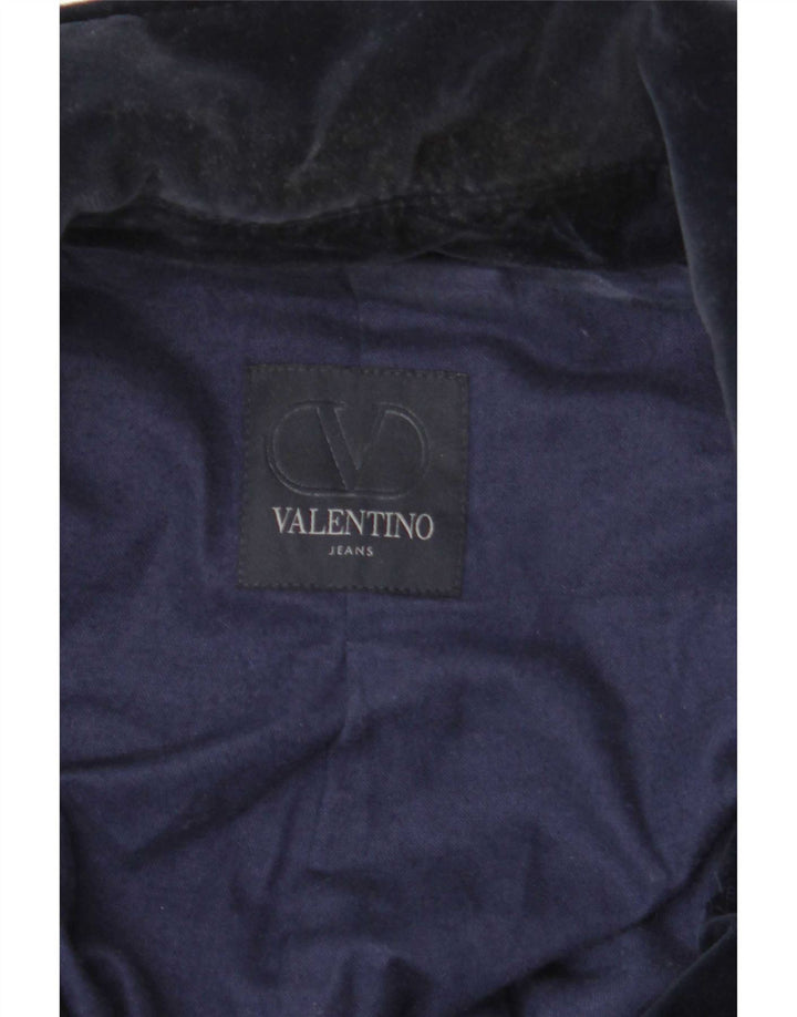 Valentino Manteau croisé femme taille 42 petit bleu marine