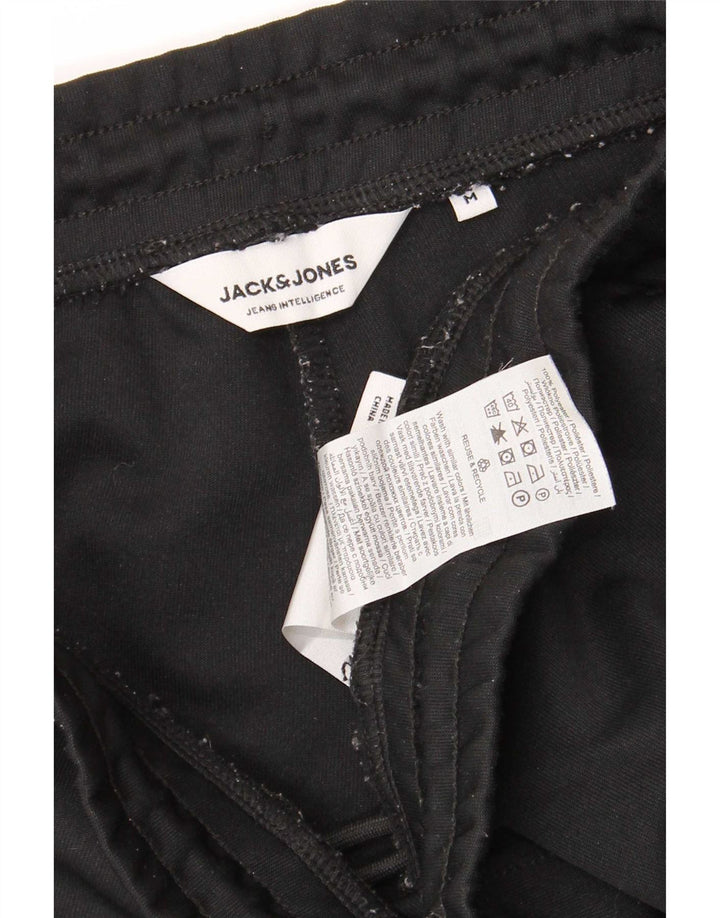 Jack & Jones Short de Sport Regular Homme Noir Moyen Polyester