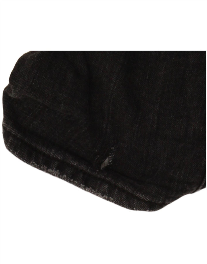 Lee Jean slim Luke en détresse pour hommes W34 L32 coton noir