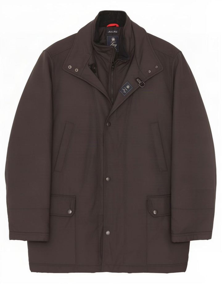 Fay Manteau Homme UK 46 3XL Noir Polyamide