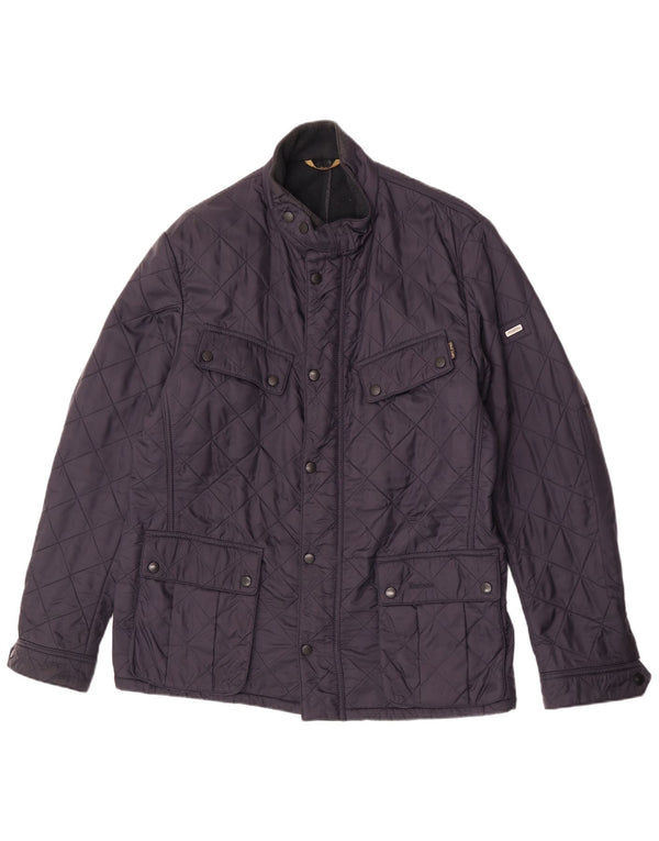 Barbour Veste matelassée pour homme UK 42 XL Bleu marine Polyester