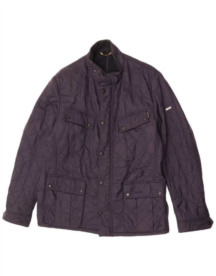Barbour Veste matelassée pour homme UK 42 XL Bleu marine Polyester